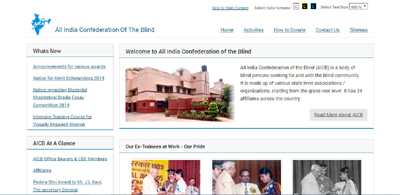 All India Confederation of the Blind